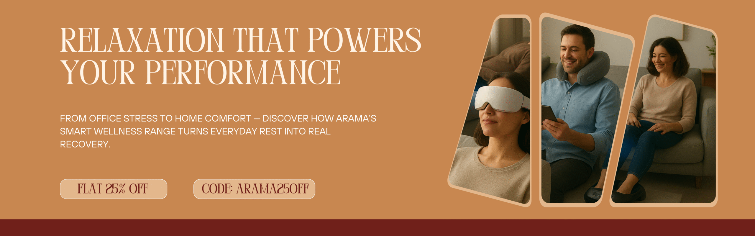 Black Red Minimalist Fashion Product Introduction Landscape Banner (1920 x 600 px)